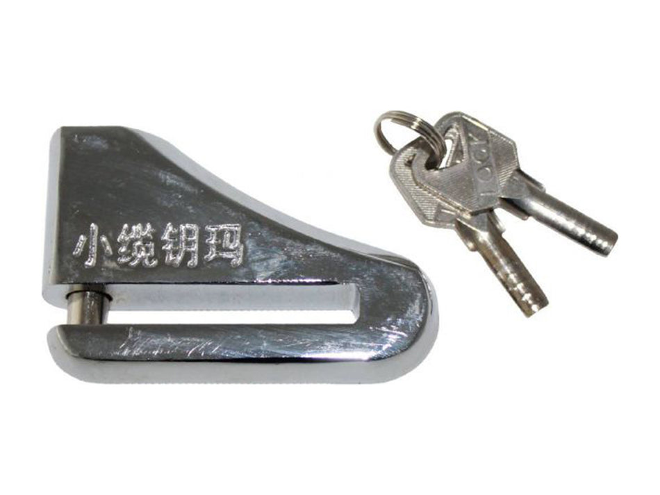 Lock - Brake Disk Lock, Chrome