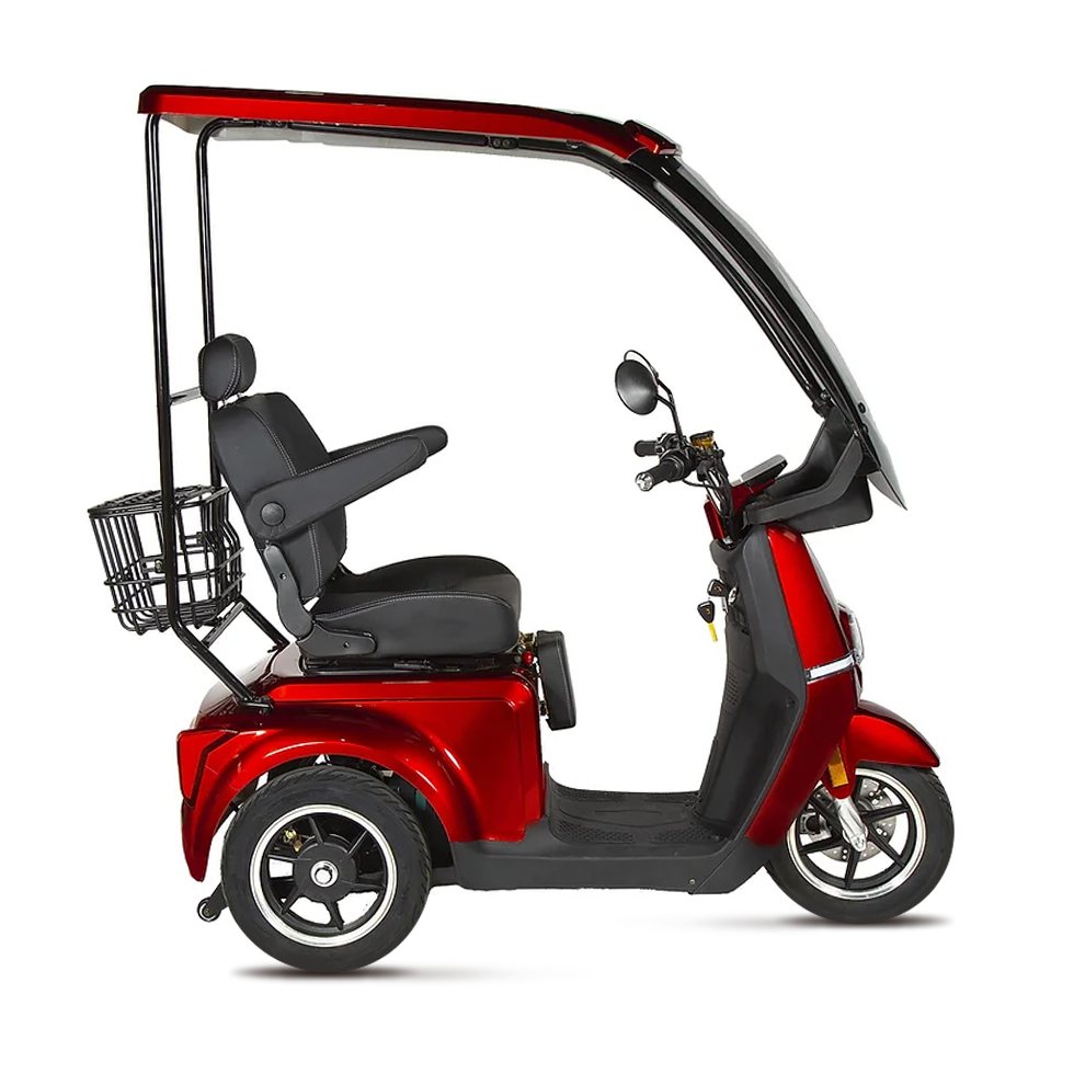 Ecolo ET3 LS Mobility Scooter With Roof – Ride The Wind Ebikes